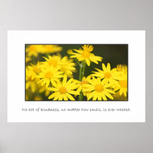 Póster No se pierde ningún acto de la amabilidad nunca