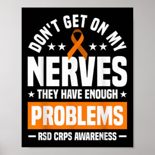 Póster No Se Pongan En Mis Nervios Rsd Crps Conciencia