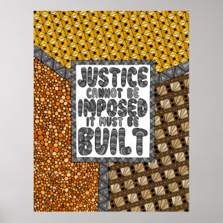 Póster No se puede imponer la justicia - Poster de Justic