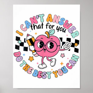 Póster No Se Puede Responder Que Para Usted Haga Lo Mejor