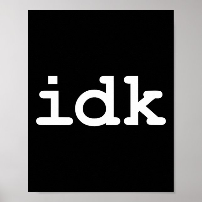 Póster No sé Sarcasmo de la vida (Frente)