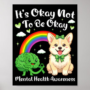 Póster No se trata de ser un perro corgi de concienciació