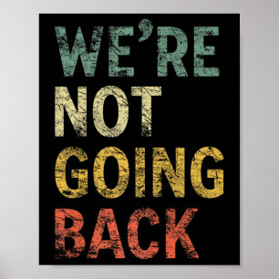 Póster No se va a votar por el presidente Kamala Harr en 