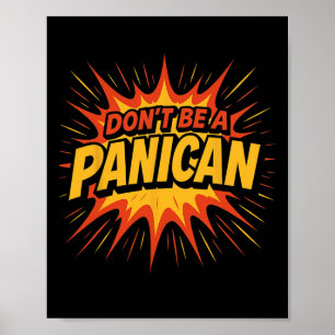 Póster No Sea Un Panican Arancel Trump Economía Política