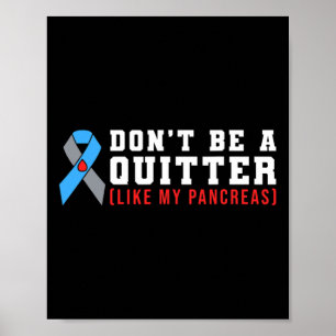 Póster No seas un quitter como mi páncreas