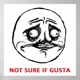 Póster No seguro si Gusta - poster