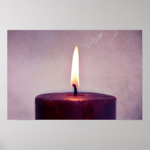 Póster ~No somos más que velas ardiendo en el viento~