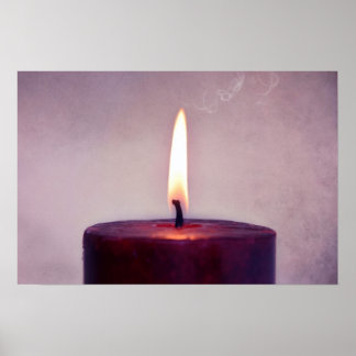 Póster ~No somos más que velas ardiendo en el viento~