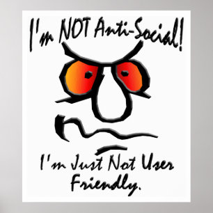 Póster No soy antisocial (1)