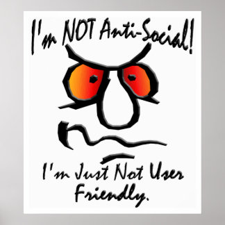 Póster No soy antisocial (1)