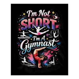 Póster No soy baja, soy gimnasta