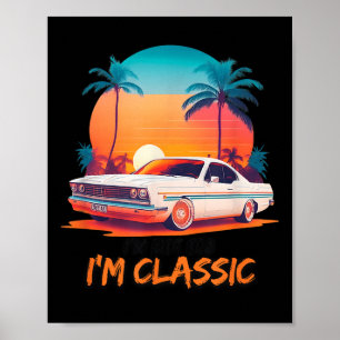 Póster No Soy Clic De Im Viejo, Gráfica De Coche Graciosa