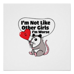 Póster No soy como otros Chicas, estoy peor