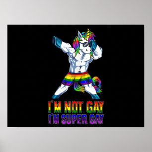 Póster No soy gay, soy super gay