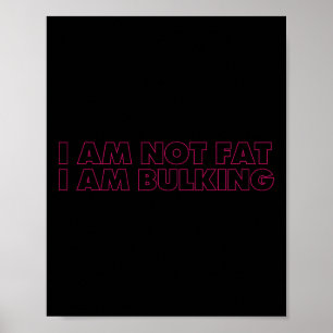 Póster No Soy Gracioso Estoy Construyendo Un Cuerpo De Fi
