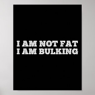 Póster No Soy Gracioso Estoy Construyendo Un Cuerpo De Fi
