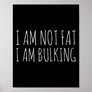 Póster No Soy Gracioso Estoy Construyendo Un Cuerpo De Fi
