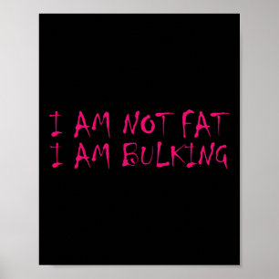 Póster No Soy Gracioso Estoy Construyendo Un Cuerpo De Fi