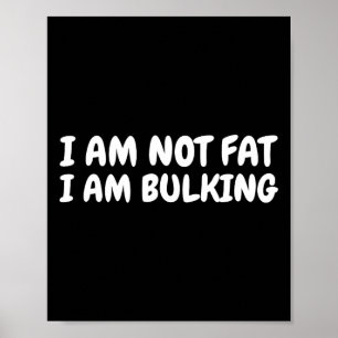 Póster No Soy Gracioso Estoy Construyendo Un Cuerpo De Fi