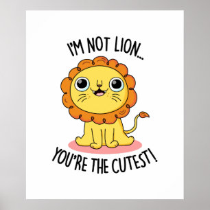 Póster No soy Lion, eres el más divertido y gracioso león