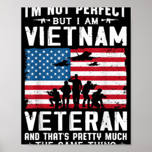 Póster No soy perfecto, pero soy un veterano vietnamita