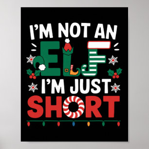 Póster No soy un elfo, sólo un partido de Navidades diver