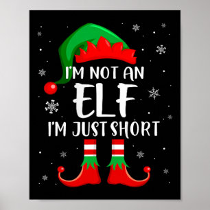 Póster No soy un elfo, sólo un partido de Navidades diver
