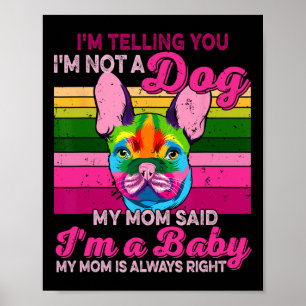 Póster No soy un perro, soy un ba