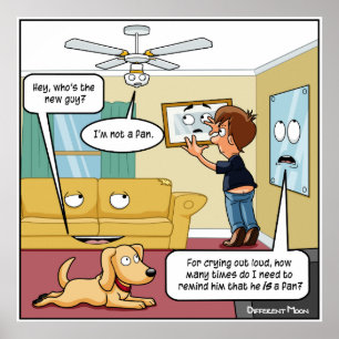 Póster No soy un Poster de Fan Punny