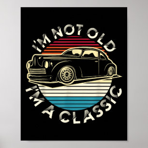 Póster No Soy Viejo, Soy Una Aplicación Retro Gráfico Cli