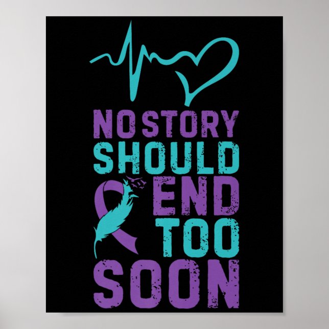 Póster No Story Should End Too Soon Premium  (Frente)