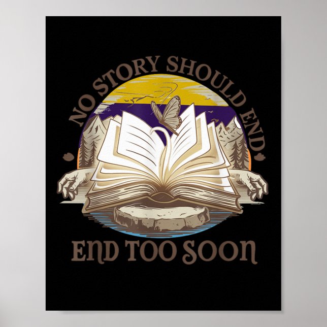 Póster No Story Should End Too Soon Suicide Prevention Aw (Frente)