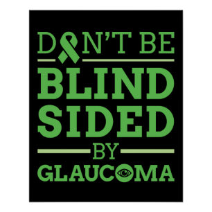 Póster No te ciegas de lado por glaucoma