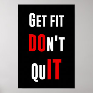 Póster No te dejes de HACER IT sabiduría de motivación