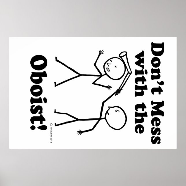 Póster No te metas con el boísta (Frente)