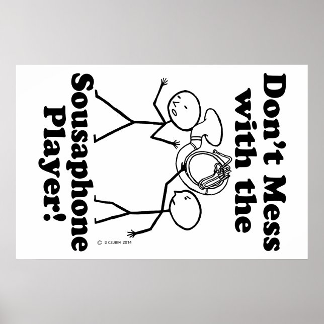 Póster No te metas con el jugador de Sousaphone (Frente)