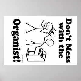 Póster No te metas con el organista
