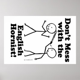 Póster No te metas con el porfista inglés