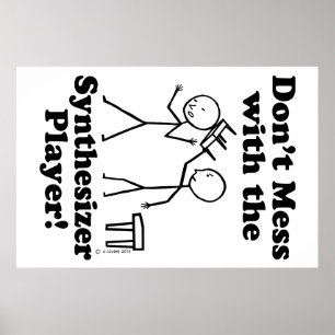 Póster No te metas con el sintetizador