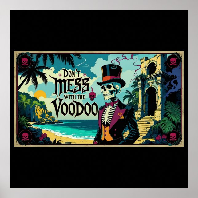 Póster No te metas con el vodoo (Frente)