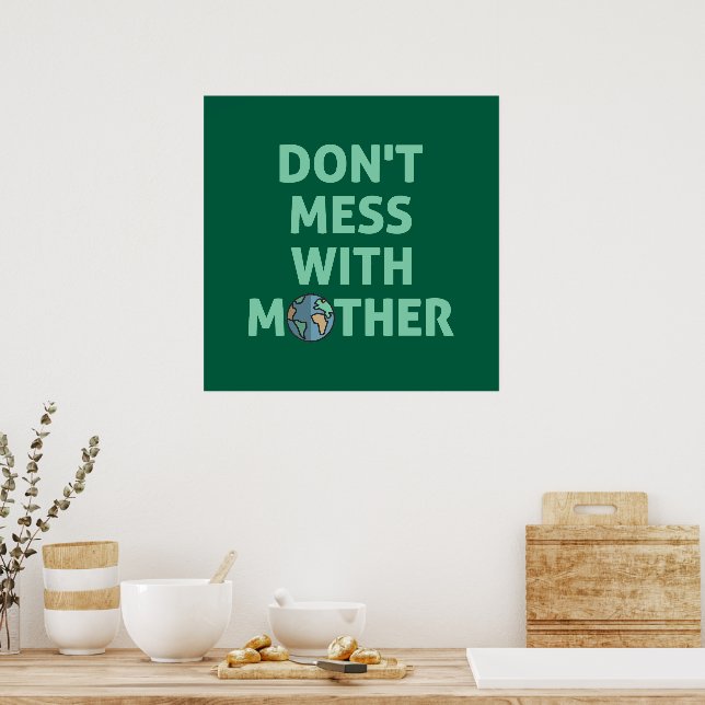 Póster ¡No te metas con la madre! (Cocina)