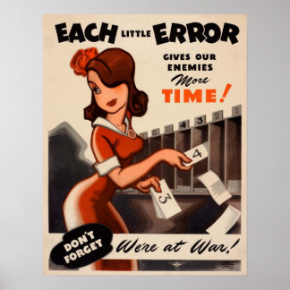 Póster ¡No te olvides! ¡Estamos en guerra!