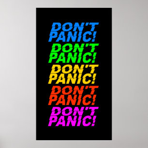 Póster ¡No te pongas en pánico! poster
