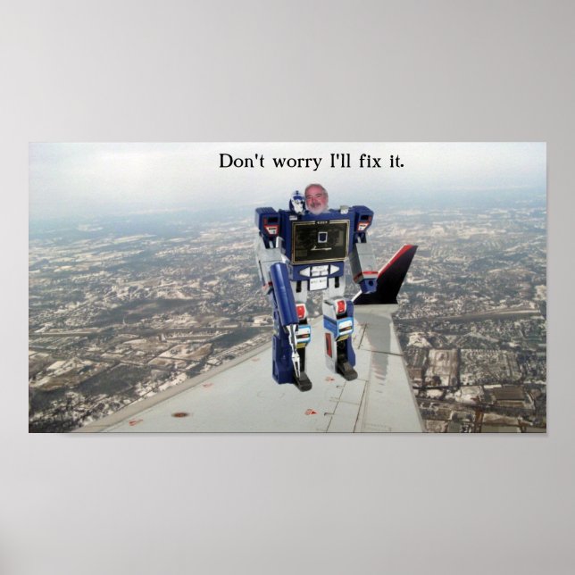 Póster No te preocupes, lo arreglaré. (Frente)