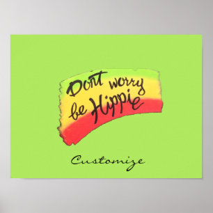 Póster No te preocupes por ser hippie Thunder_Cove