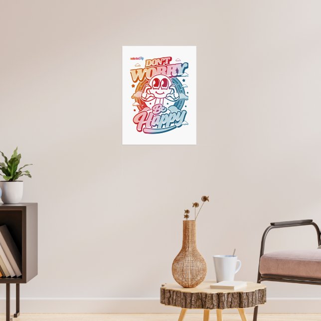 Póster No te preocupes, sé feliz (Salón 3)