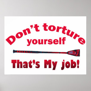 Póster No te tortures a ti mismo