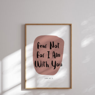 Póster No teman a Isaiah 41:10 poster