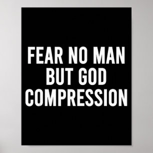Póster No Temas a Ningún Hombre Sino a Dios Compresión Fe