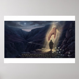 Póster No Temas Porque Estoy Contigo | Isaías 41:1